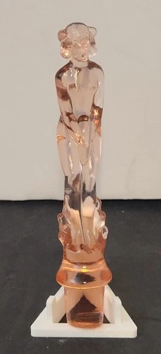 Fenton 6.25" September Morn Pink Nymph Figure Figurine Only