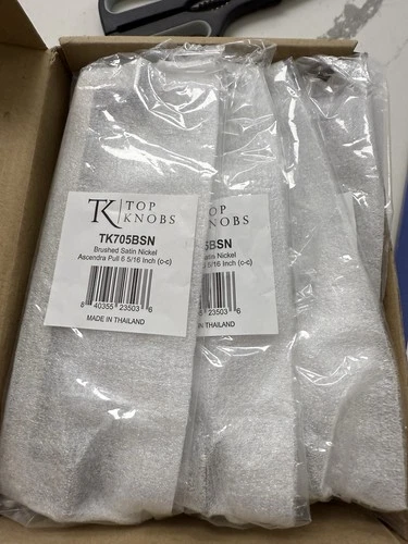 Top Knobs Ascendra 6-5/16 Inch Center to Center Handle Cabinet Pull TK705HB NEW - Picture 2 of 2