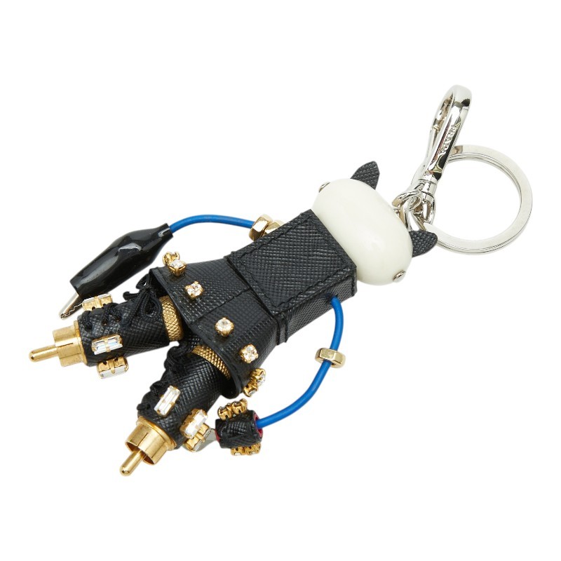 PRADA Cat Robot Keychain Women 【Used】 | eBay