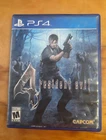 Resident Evil 4 (Sony PlayStation 4 PS4, 2016) Original Case and art!
