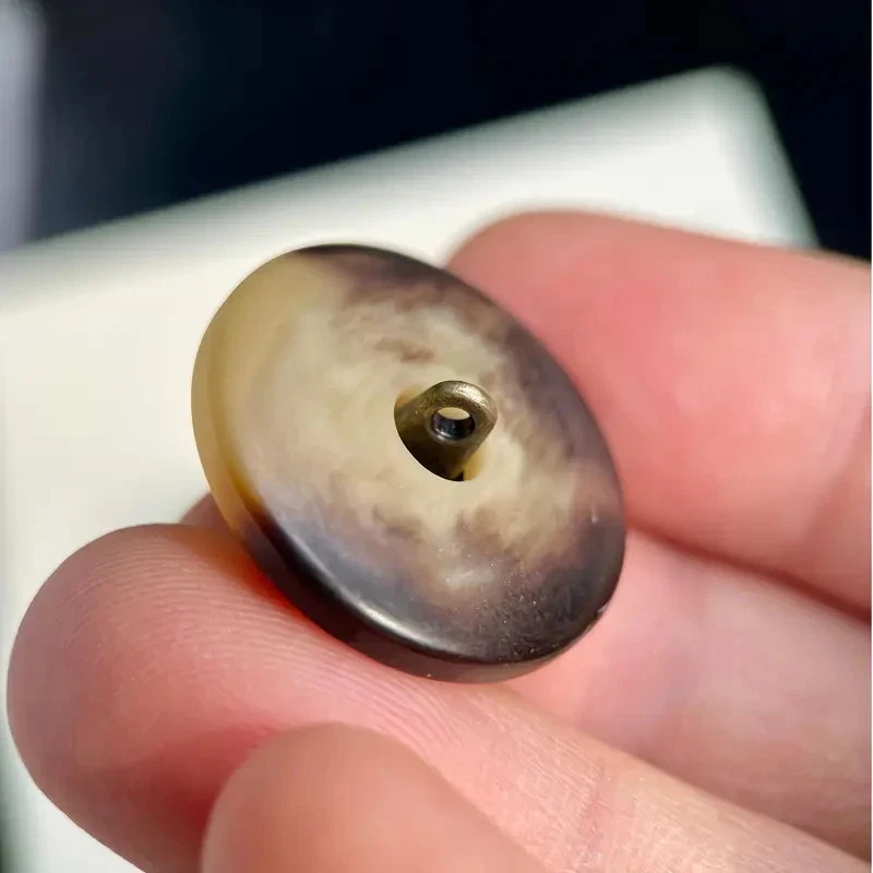 Lote de 5 BOTONES CONEJO C.C. LOUISE VINTAGE METAL CABEZA DE CONEJO BOTONES CAÑA Foto 4 de 4