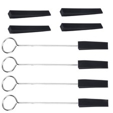 8Pcs Piano Tuning Mute Kit Triangular Rubber Mutes for Piano Mutes Fixing Too...