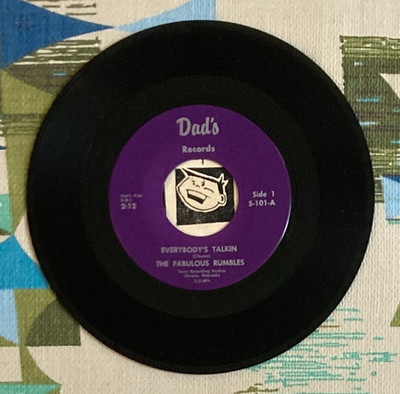 The Fabulous Rumbles 45 Everybody's Talkin' 1965 Iowa Garage EX