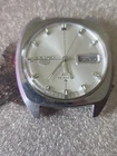 Vintage 1967 Seiko 5 DX 6106-7010 Watch Automatic 25 Jewels Silver Day Date Dial