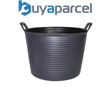 Rubi 88773 No. 3 FLEXTUB Plastic Tub Black 40 litre RUB88773