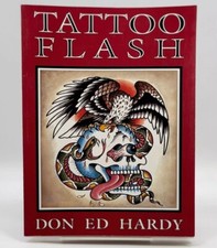 TATTOO FLASH DON ED HARDY RARE TATTOO FLASH BOOK OOP