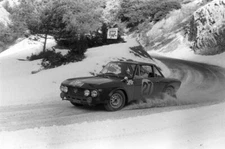 Pauli Toivonen Jyrki Ahava Lancia Fulvia 1967 Rally Car Old Photo
