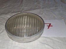 Lentille Fresnel Verre Projecteur Lampe SNCF Gremer Ou Autre Vintage