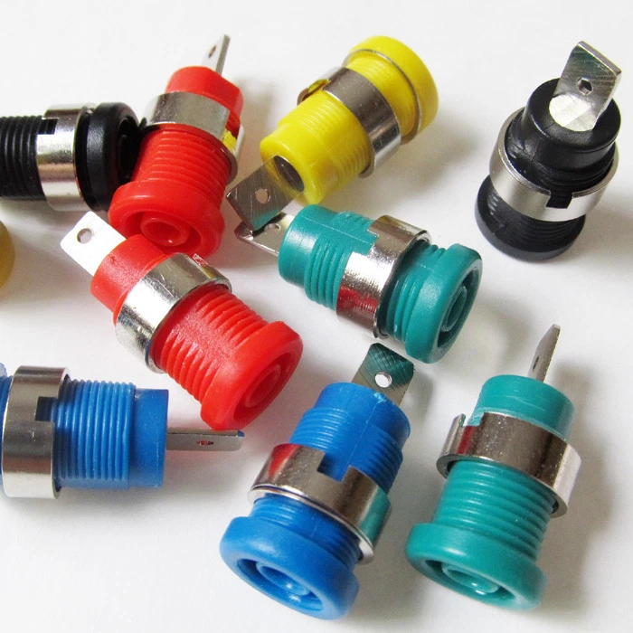 2sets 5colors 1000V 32A 4mm Step Binding Post Banana Jack Safety Protection Plug - Image 2 of 3