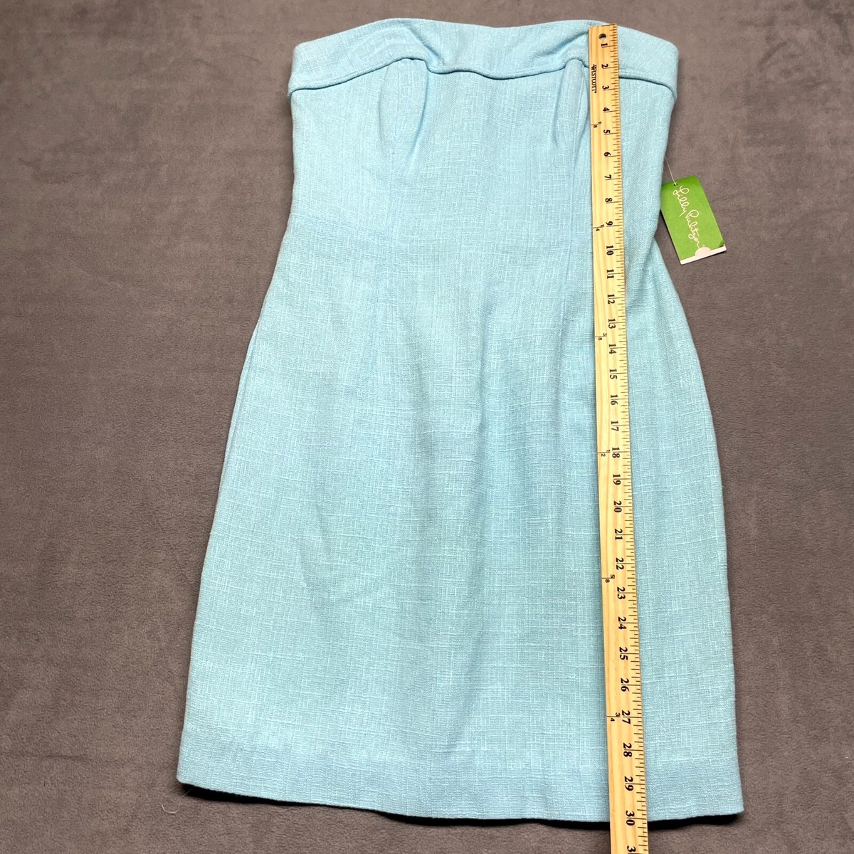 Lilly Pulitzer Sheath Bibi Dress Women 8 Sky Blue Rayon Lilly Pulitzer Sheath Bibi Dress Women 8 Sky Blue Rayon