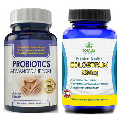 Probiotics Digestive Balance Colostrum 500mg GI Tract Support Dietary Supplement