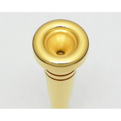 Best Brass 3C Trumpet Mouthpiece - Break Gold-Plated Finish