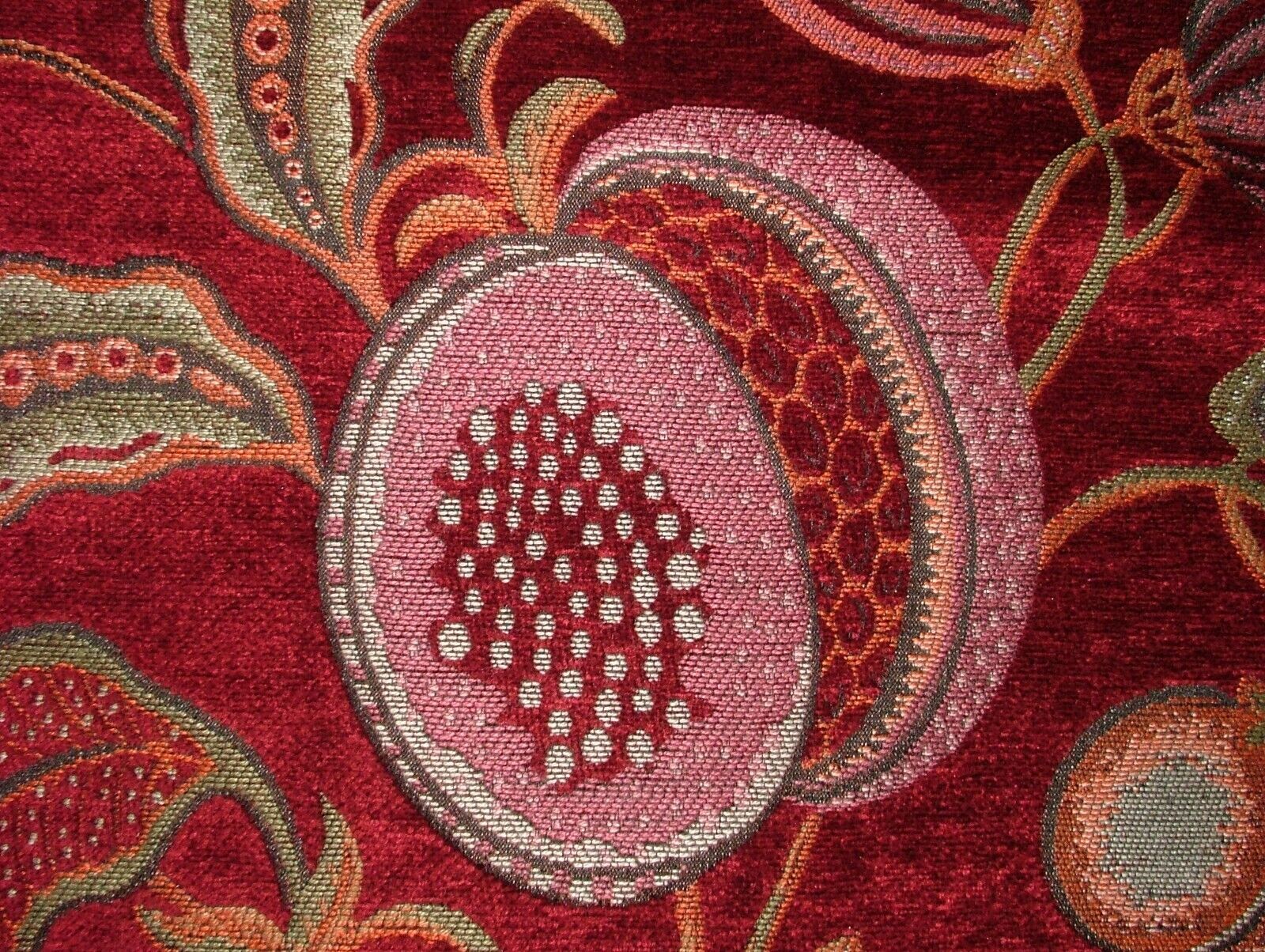 summer-fruits-ruby-thick-plush-chenille-fabric-curtain-cushion