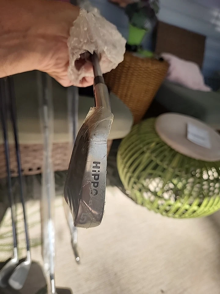 HIPPO 5 iron SC2 Low CG Bi Metal Oversize Prokey Green R Steel Shaft LH New - Image 4 of 4