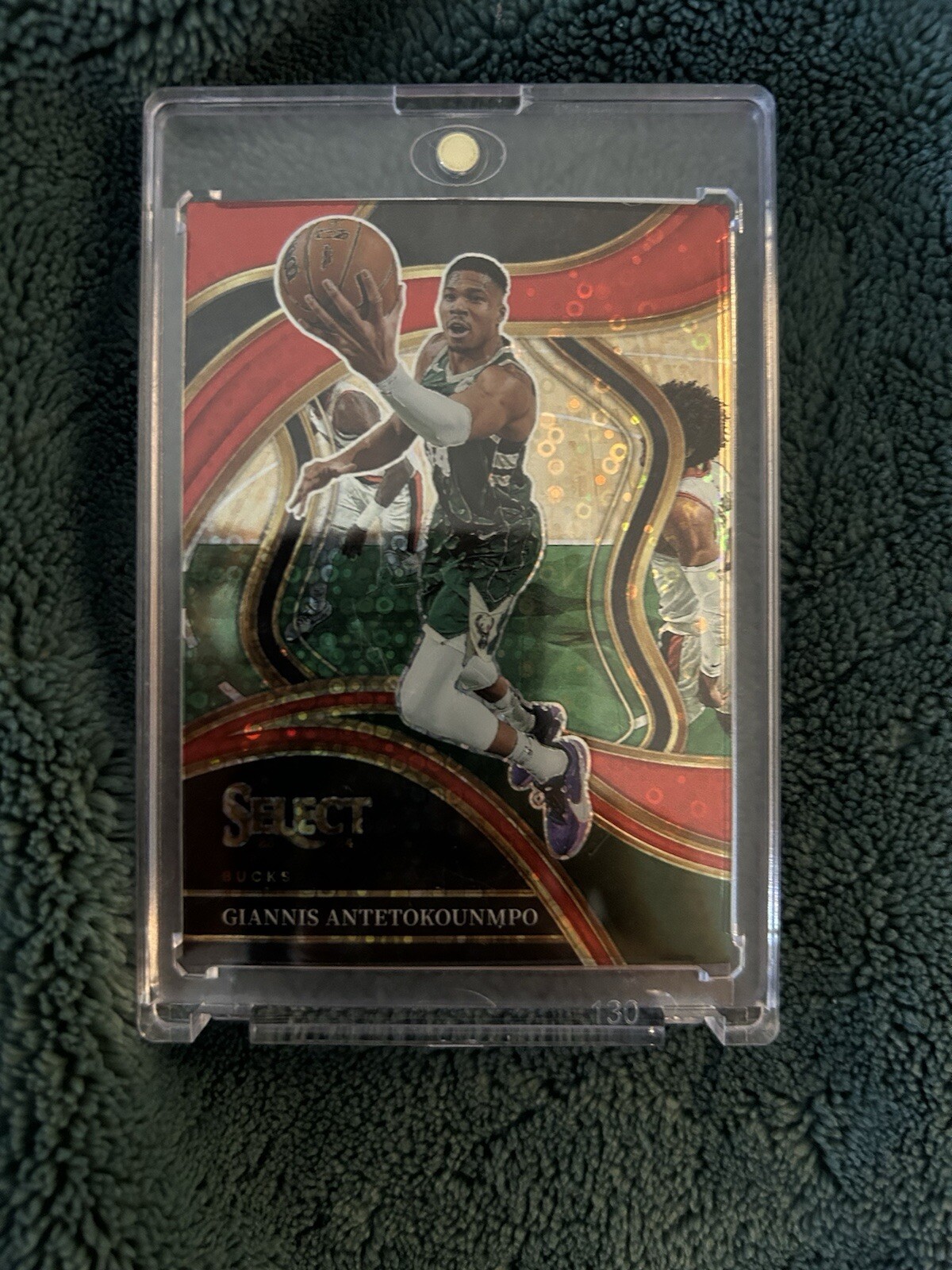 2023-24 Panini Select - Courtside Red Disco Prizm #260 Giannis Antetokounmpo /49