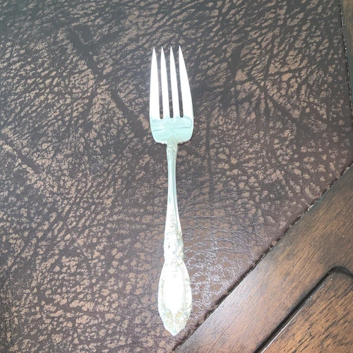 King Richard Towle Sterling Silver Salad Fork 6 1/2" Pat. 1932