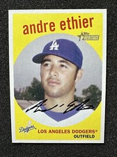 ANDRE ETHIER #9 2008 Topps Heritage Black Back Variation QTY Los Angeles Dodgers