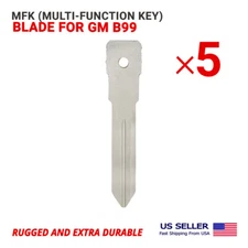 5X MFK (Multi-Function Key) Refill Key Blank Blade for GM B99