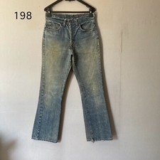 Vintage 70s Levis 517 Talon 42 Jeans Button 16 USA fit 30x30 Distress