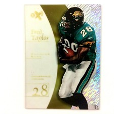 Fred Taylor 1998 Skybox EX 2001 Rookie Card #60 NFL Jaguars Florida Gators. rookie card picture