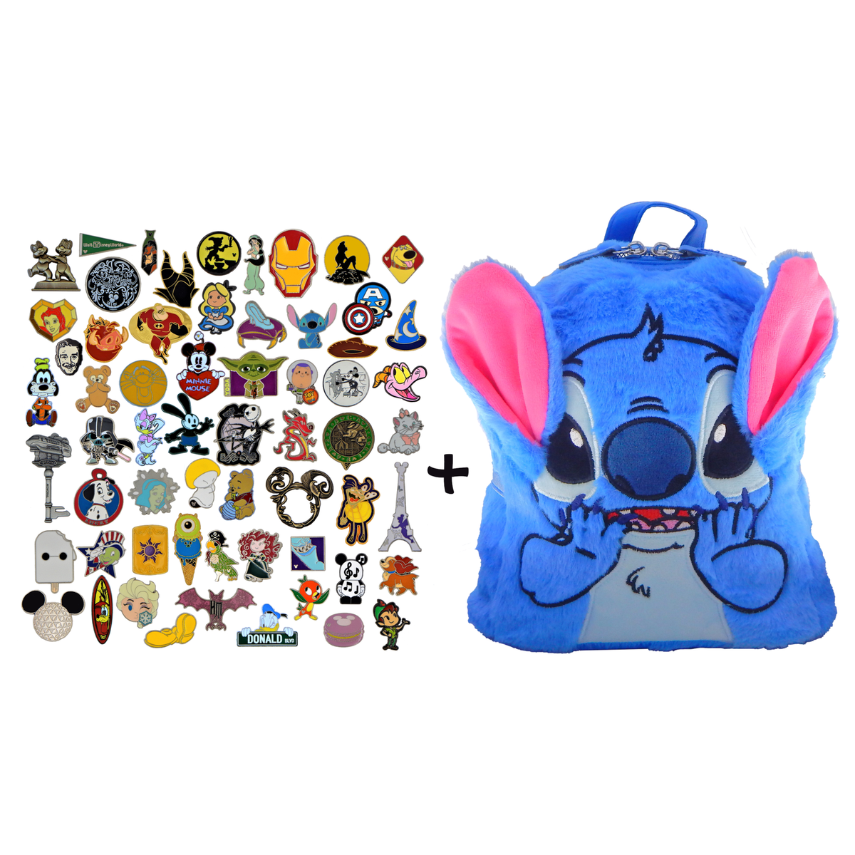 Stitch Disney Small Backpack Bag With 25, 50 or 100 Assorted