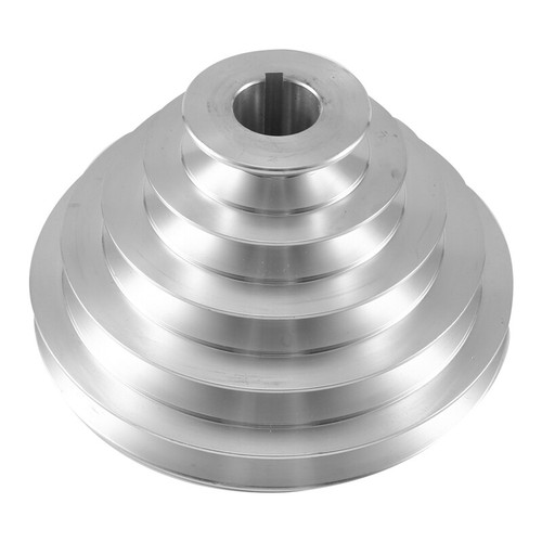 Poulie En Aluminium Argenté à Rainure Unique 8mm | Pour Arbre Moteur 3-5mm