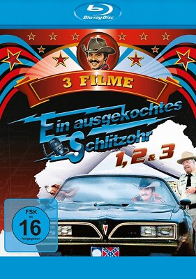 Ein ausgekochtes Schlitzohr 1+2+3 (Burt Reynolds) # 3-BLU-RAY-NEU