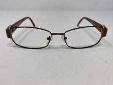 Nina Ricci France NR 2401F C02 52-16-135 Brown Full Rim Eyeglasses Frame PR47