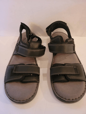 Clarks Collection Men\'s Black Ultimate Comfort Leather Sandals Size 10 Men main image 3