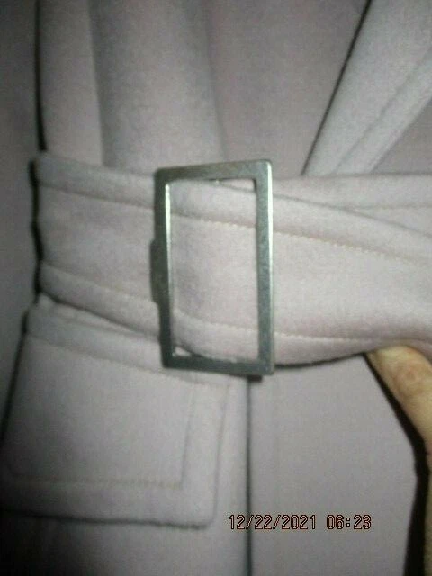 SAINT LAURENT (YSL) Cappotto donna lavanda Yves Saint Laurent nuovo (taglia F36) "OFFERTA"