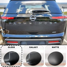 Rear Overlay Letters Inserts for Nissan Pathfinder NOT VINYL in Gloss Black