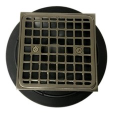 Kohler 9136-BN Square Design Tile-In Shower Drain in Vibrant Brushed Nickel