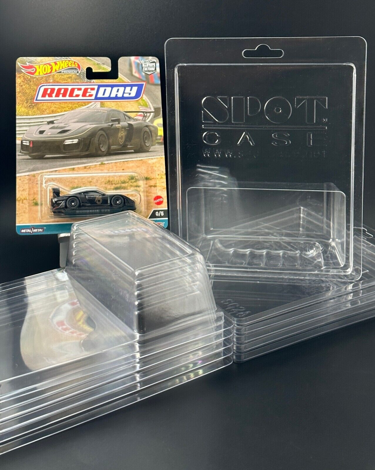 Hot Wheels Protector Case 5Pack SpotCase Premium Car Culture NEW Speed