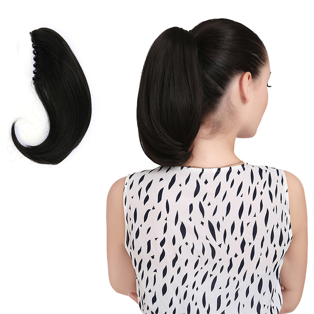 100 Human Remy Hair Claw Ponytail Human Hair Extension Clip In