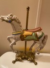 Ceramic 12 inch carousel horse by Toby Fraley — photo 2