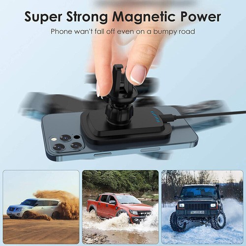 Magnetic Magsafe Wireless Charging Car Air Vent Mount Phone Holder for iPhone - 第 10/14 張圖片