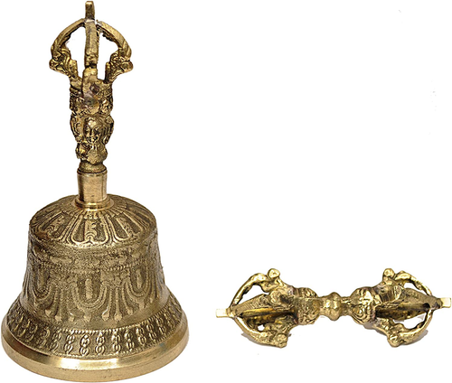 Tibetan Buddhist Meditation Bell and Dorje Set - Picture 12 of 12