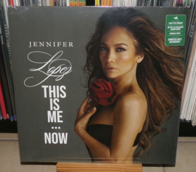 JENNIFER LOPEZ THIS IS ME NOW SIGNED INSERT CAN'T GET ENOUGH DEAR BEN MAD IN LOV