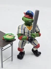 TMNT Vtg 1991 Grand Slammin Raphael Figure with Baseball Bat Raph Player
