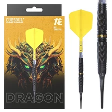 CUESOUL Chinese Zodiac ‘DRAGON’19g Soft Tip 90% Tungsten Dart Set