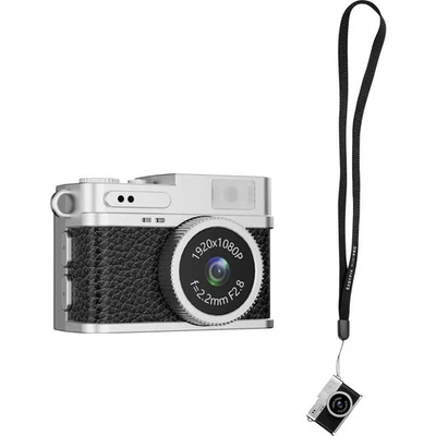 Easypix MiniPro XS1 Digitalkamera 2 Megapixel Schwarz, Silber Full HD Video, mit