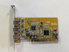 PCI FireWire 400 Card 3-Port IEEE 1394a TI TSB41AB3 32-Bit