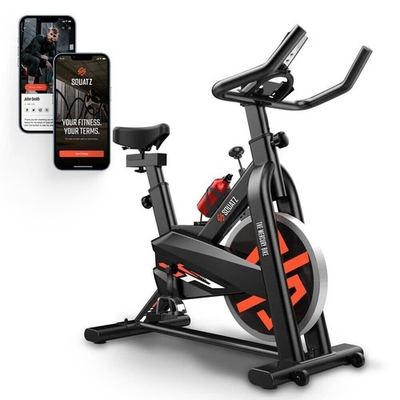 #ad SQUATZ Stationary Cycling Bike Exerciser w Comfortable Seat Cushion Digital $139.99