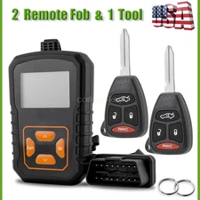 2x New Replacement Remote Key Fob 4 Button+Tool Kit For 2006 2007 Jeep Commander