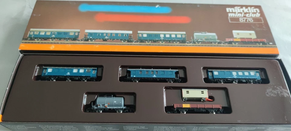 *Märklin Mini-Club  Spur Z *8776* Bauzugwagenset * TOP* 6.teil.  (OVP)(BEt.S)
