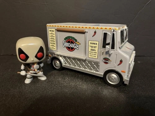FUNKO POP RIDES DEADPOOL'S CHIMICHANGA TRUCK 10 2105 SUMMER CONVENTION