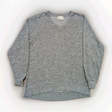 Anthropologie Saturday Sunday Tunic Oversized Sweater Women Small S Gray