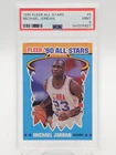 MICHAEL JORDAN 1990-91 FLEER ALL-STARS #5 BULLS PSA 9 Q0311