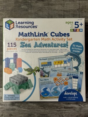 Learning Resources Mathlink Cubes Big Builders 115 pieces Sea Adventures P1