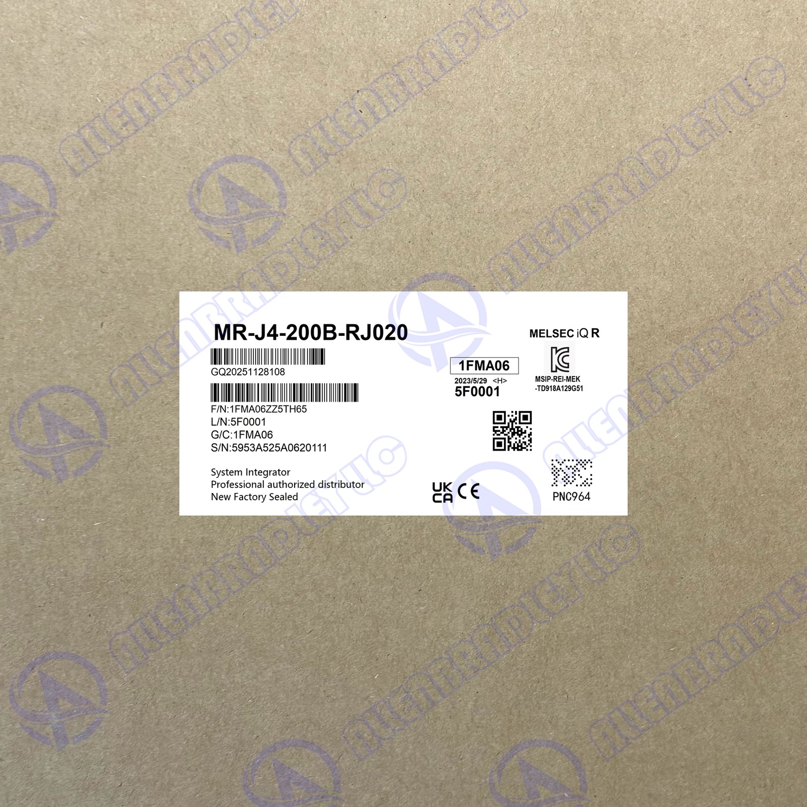 MR-J4-200B-RJ020 Servo Drive Mitsubishi UPS Express MRJ4200BRJ020  GQP0